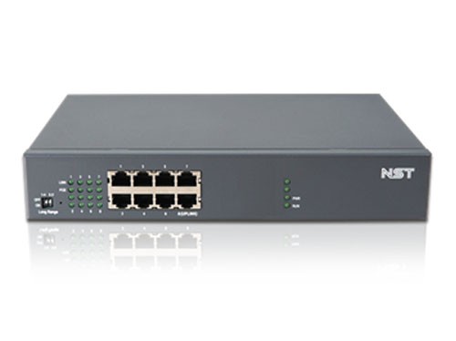 NST NSH-2108LP 8포트 기가비트 PoE 스위치 (장거리 PoE 230m)